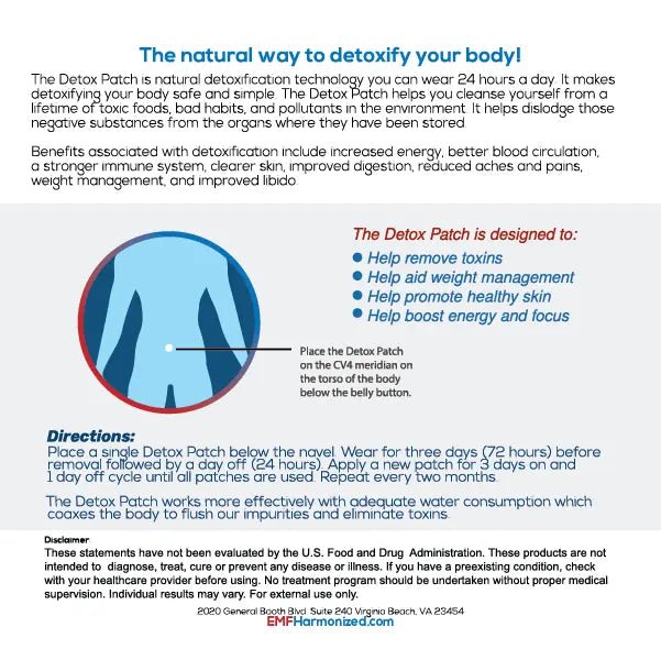 Detox Patches - EMF Harmonized